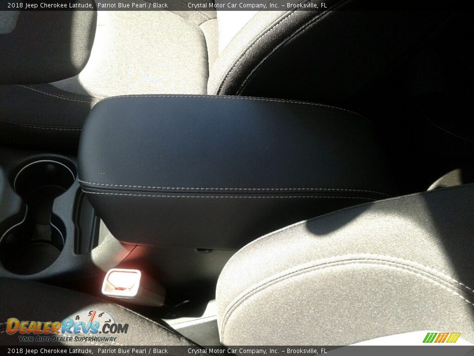 2018 Jeep Cherokee Latitude Patriot Blue Pearl / Black Photo #18