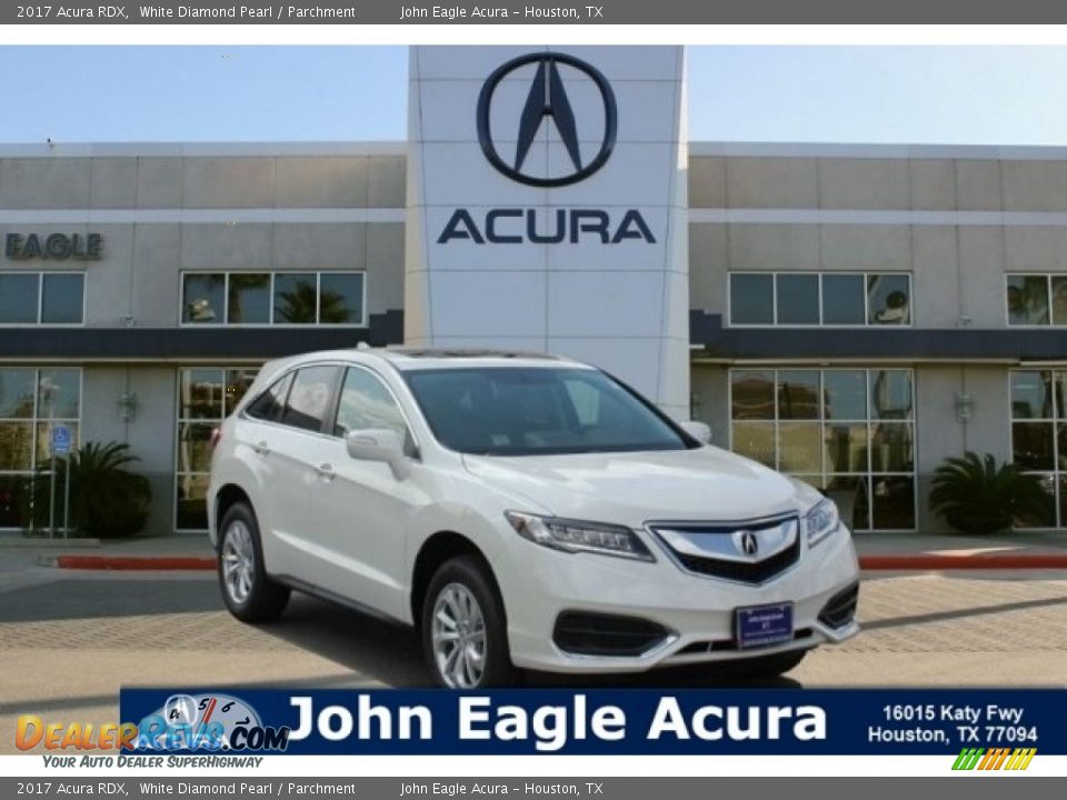 2017 Acura RDX White Diamond Pearl / Parchment Photo #1