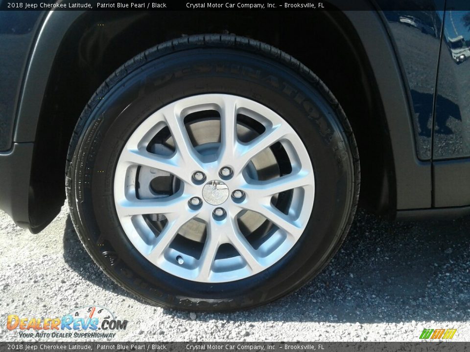 2018 Jeep Cherokee Latitude Patriot Blue Pearl / Black Photo #20