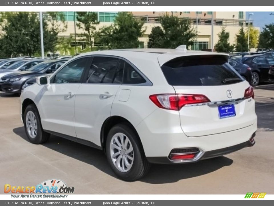 2017 Acura RDX White Diamond Pearl / Parchment Photo #5