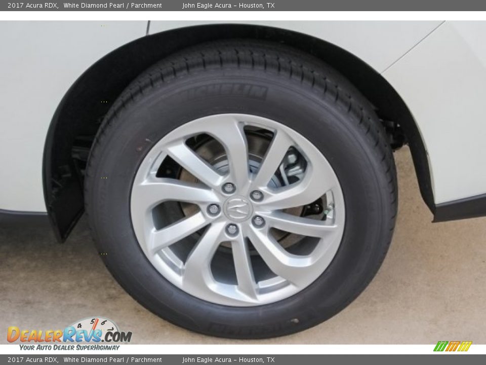 2017 Acura RDX White Diamond Pearl / Parchment Photo #12
