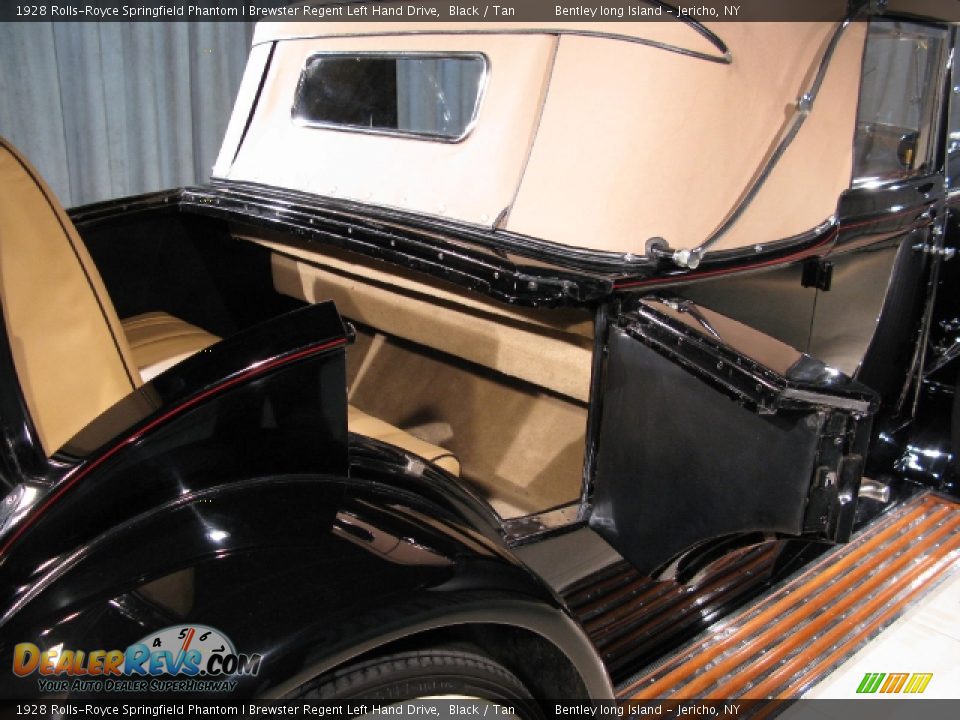 1928 Rolls-Royce Springfield Phantom I Brewster Regent Left Hand Drive Black / Tan Photo #18