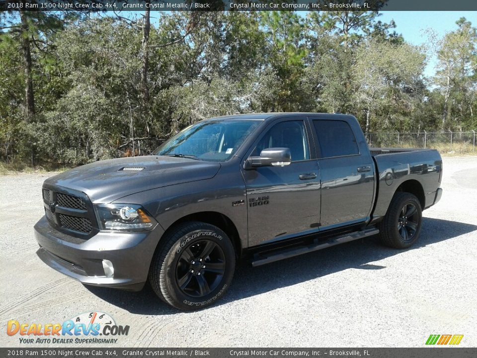 Front 3/4 View of 2018 Ram 1500 Night Crew Cab 4x4 Photo #1