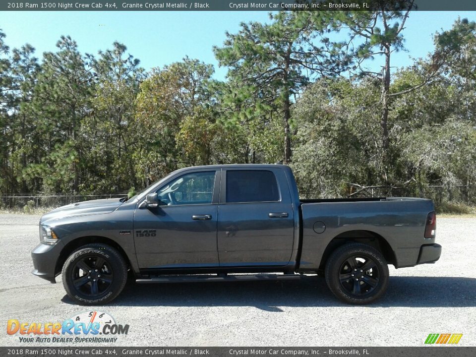 Granite Crystal Metallic 2018 Ram 1500 Night Crew Cab 4x4 Photo #2