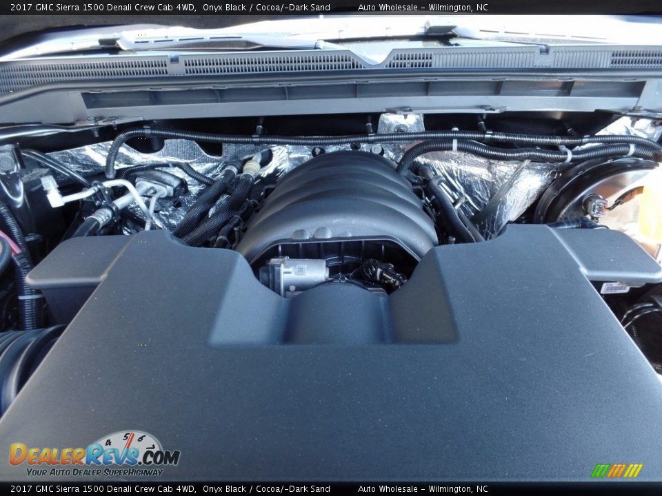 2017 GMC Sierra 1500 Denali Crew Cab 4WD Onyx Black / Cocoa/­Dark Sand Photo #6