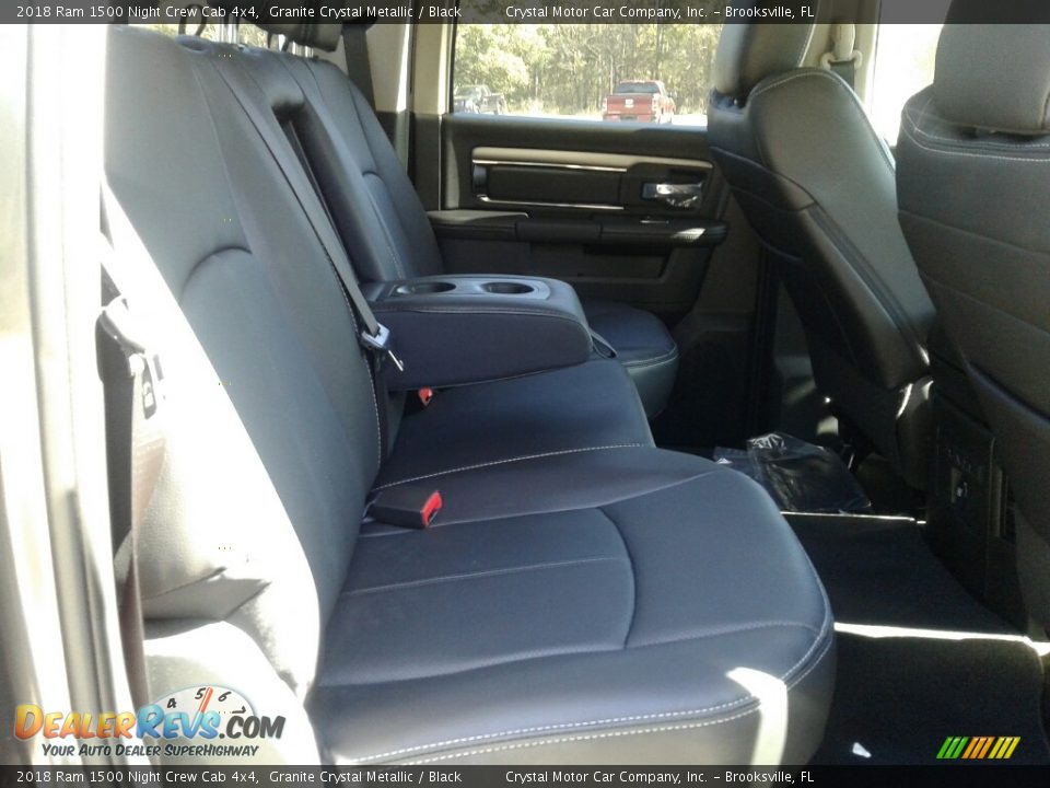 2018 Ram 1500 Night Crew Cab 4x4 Granite Crystal Metallic / Black Photo #11