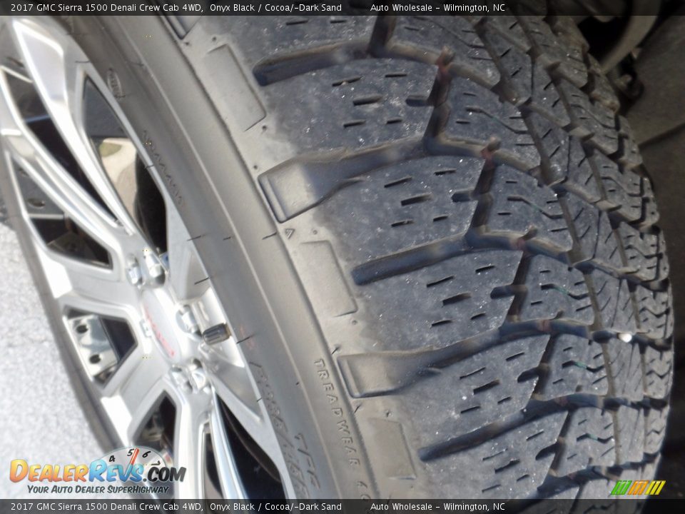 2017 GMC Sierra 1500 Denali Crew Cab 4WD Onyx Black / Cocoa/­Dark Sand Photo #8