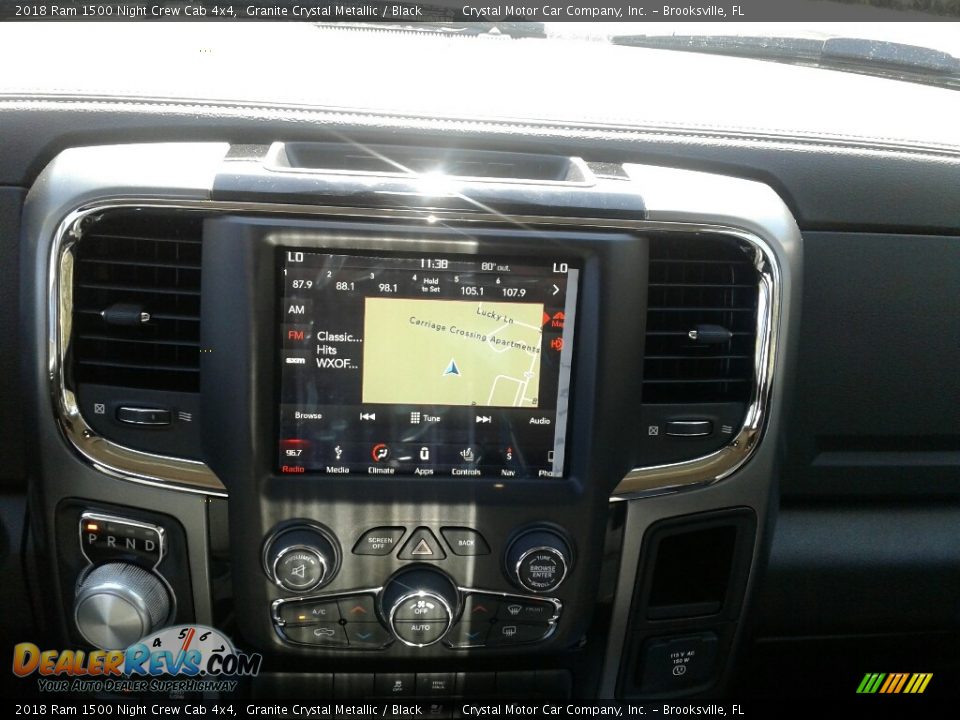 Controls of 2018 Ram 1500 Night Crew Cab 4x4 Photo #15