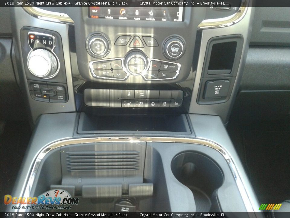 2018 Ram 1500 Night Crew Cab 4x4 Granite Crystal Metallic / Black Photo #16