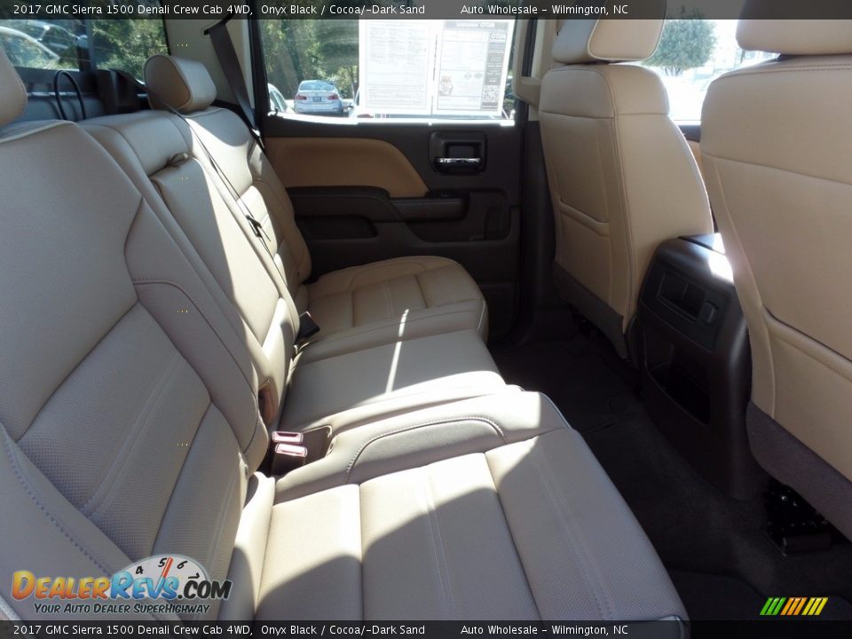 2017 GMC Sierra 1500 Denali Crew Cab 4WD Onyx Black / Cocoa/­Dark Sand Photo #14