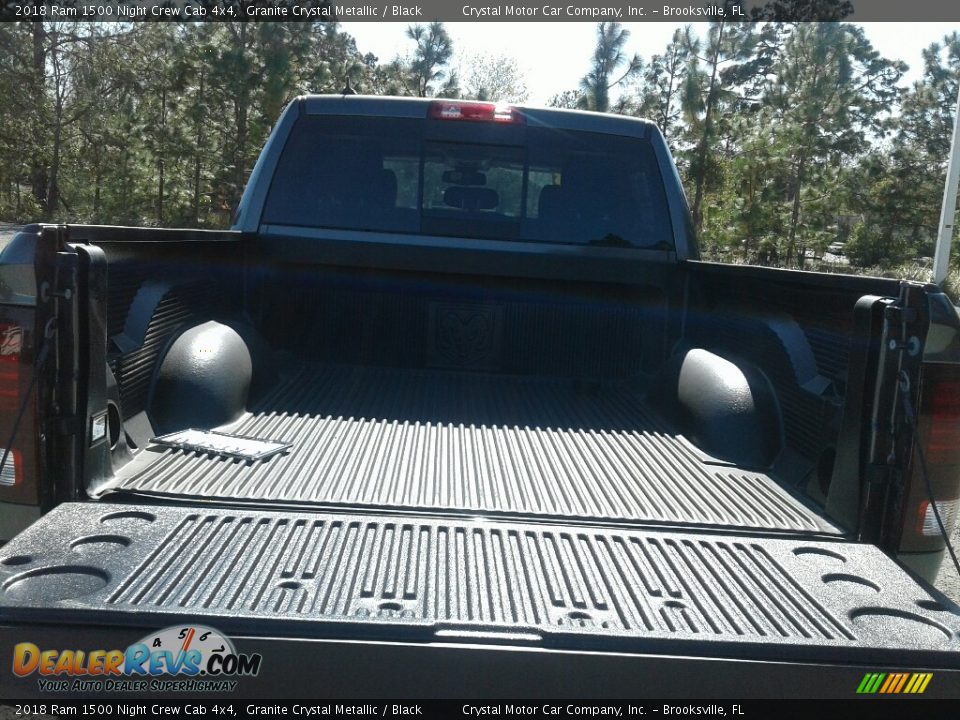 2018 Ram 1500 Night Crew Cab 4x4 Granite Crystal Metallic / Black Photo #19