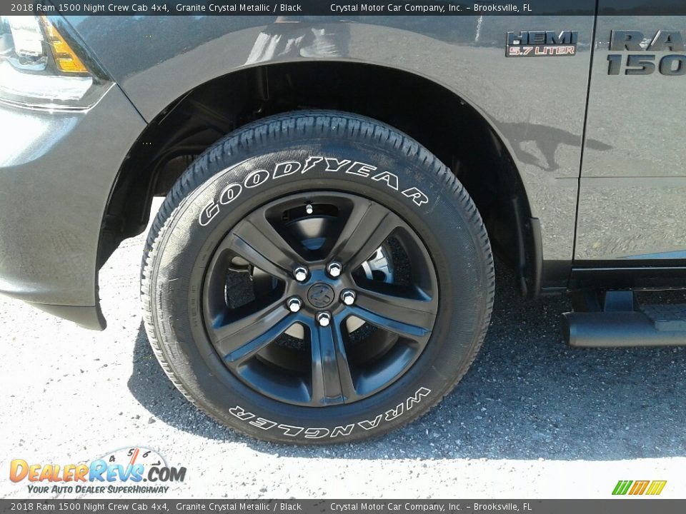 2018 Ram 1500 Night Crew Cab 4x4 Wheel Photo #20