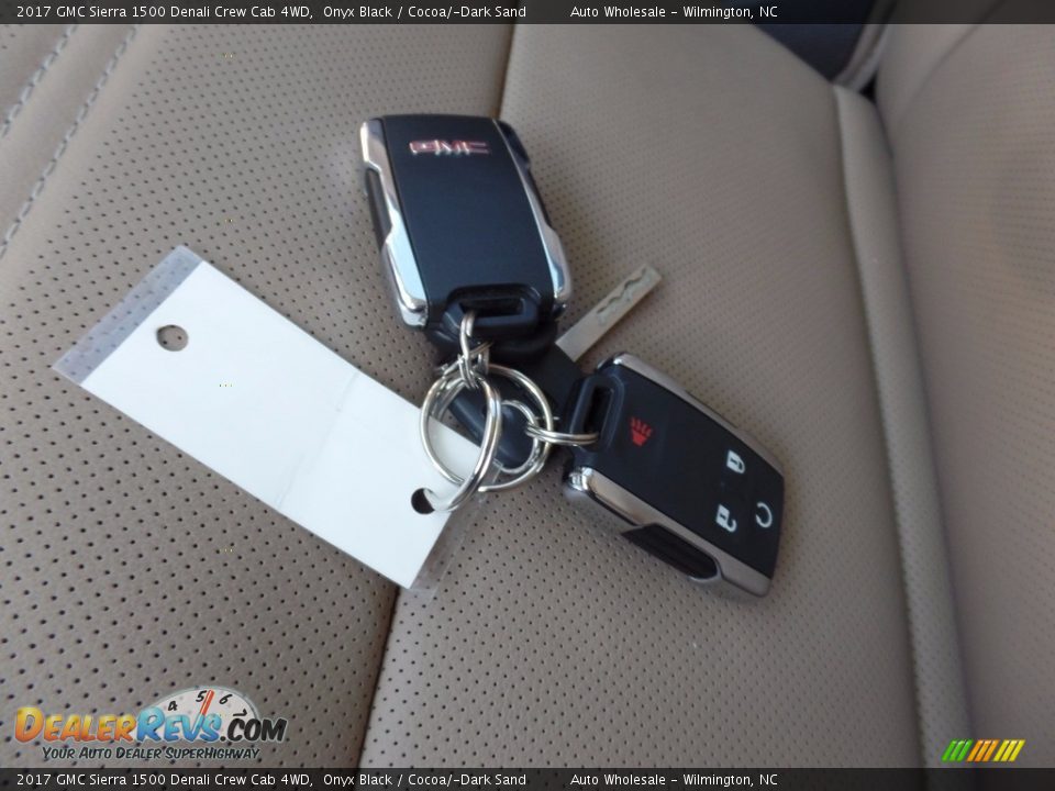 2017 GMC Sierra 1500 Denali Crew Cab 4WD Onyx Black / Cocoa/­Dark Sand Photo #20