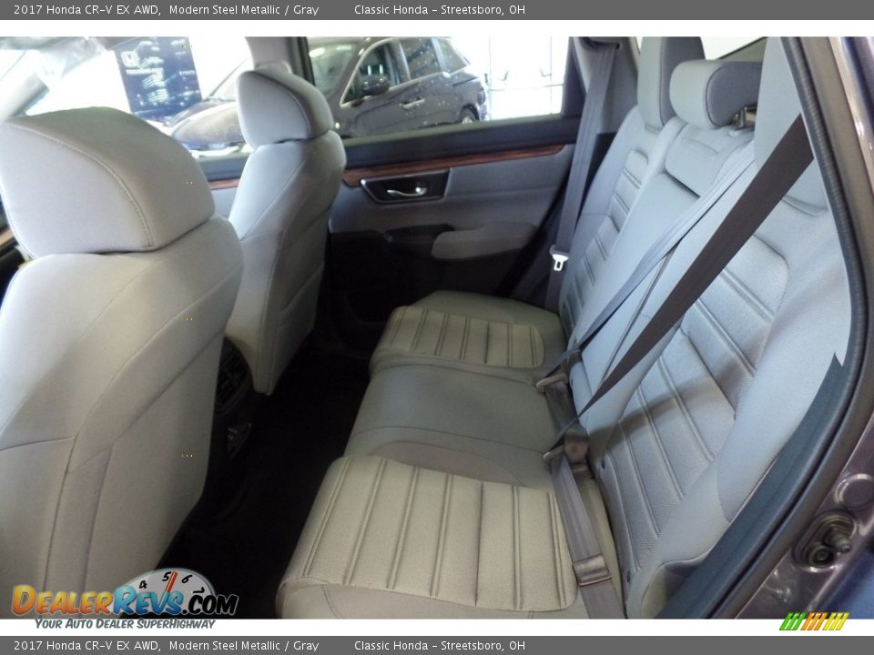 2017 Honda CR-V EX AWD Modern Steel Metallic / Gray Photo #10