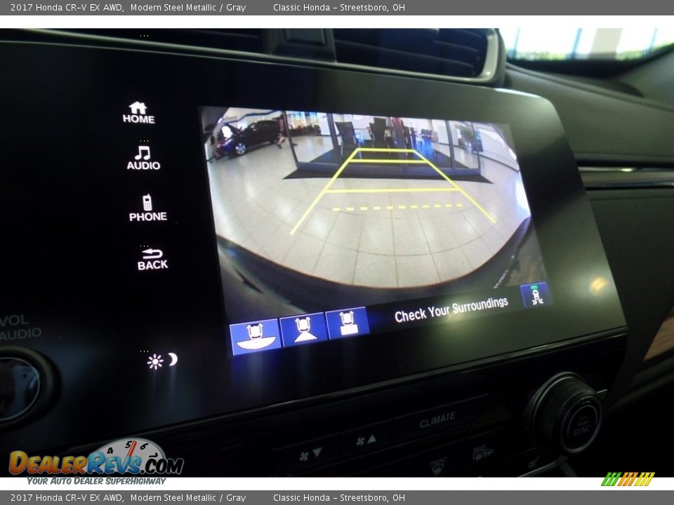 2017 Honda CR-V EX AWD Modern Steel Metallic / Gray Photo #13