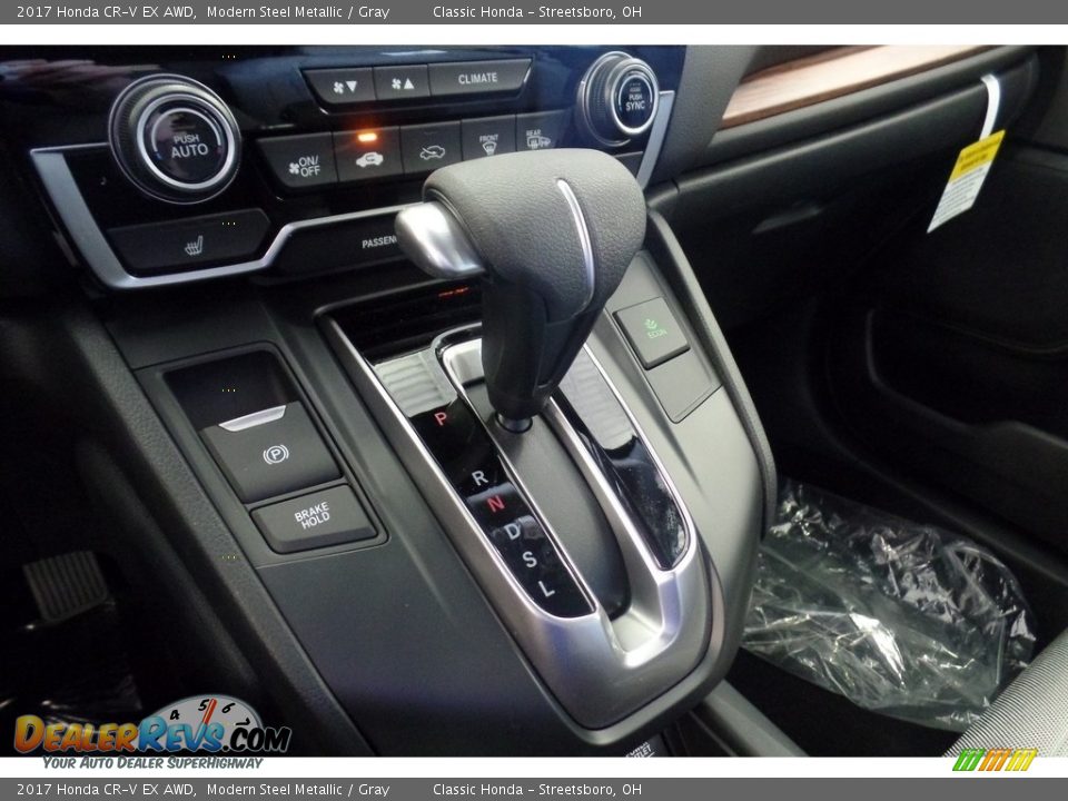 2017 Honda CR-V EX AWD Modern Steel Metallic / Gray Photo #14