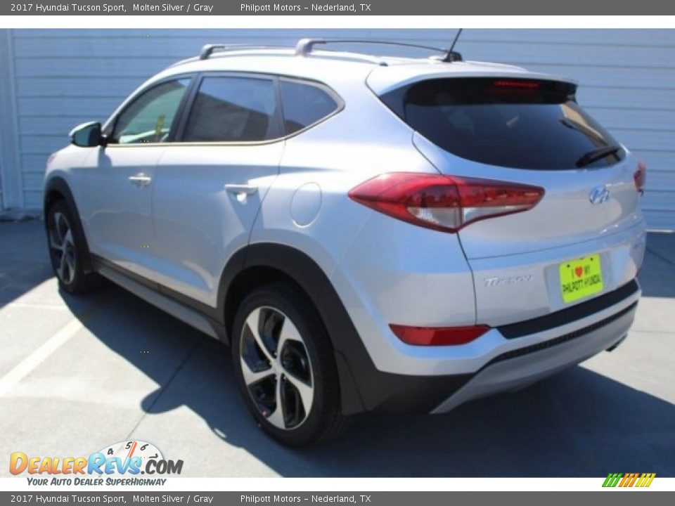 2017 Hyundai Tucson Sport Molten Silver / Gray Photo #6