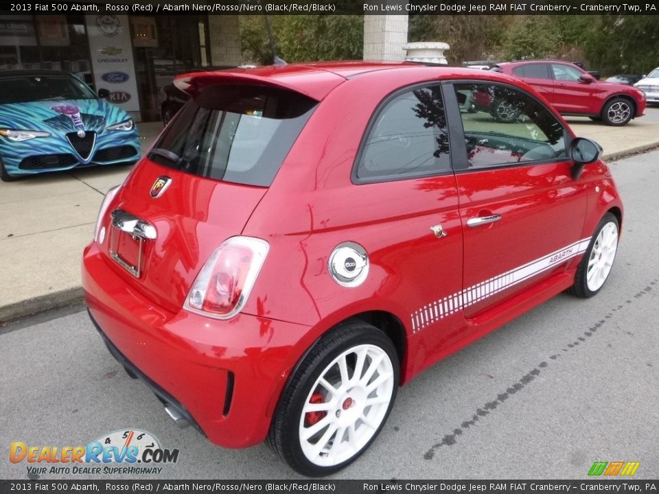2013 Fiat 500 Abarth Rosso (Red) / Abarth Nero/Rosso/Nero (Black/Red/Black) Photo #2