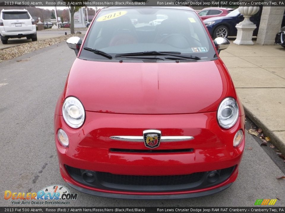 2013 Fiat 500 Abarth Rosso (Red) / Abarth Nero/Rosso/Nero (Black/Red/Black) Photo #4