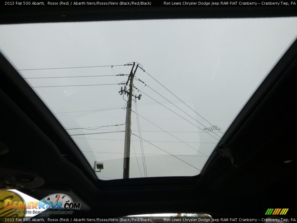 2013 Fiat 500 Abarth Rosso (Red) / Abarth Nero/Rosso/Nero (Black/Red/Black) Photo #18