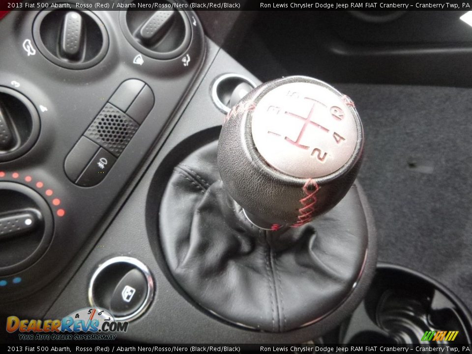 2013 Fiat 500 Abarth Rosso (Red) / Abarth Nero/Rosso/Nero (Black/Red/Black) Photo #20