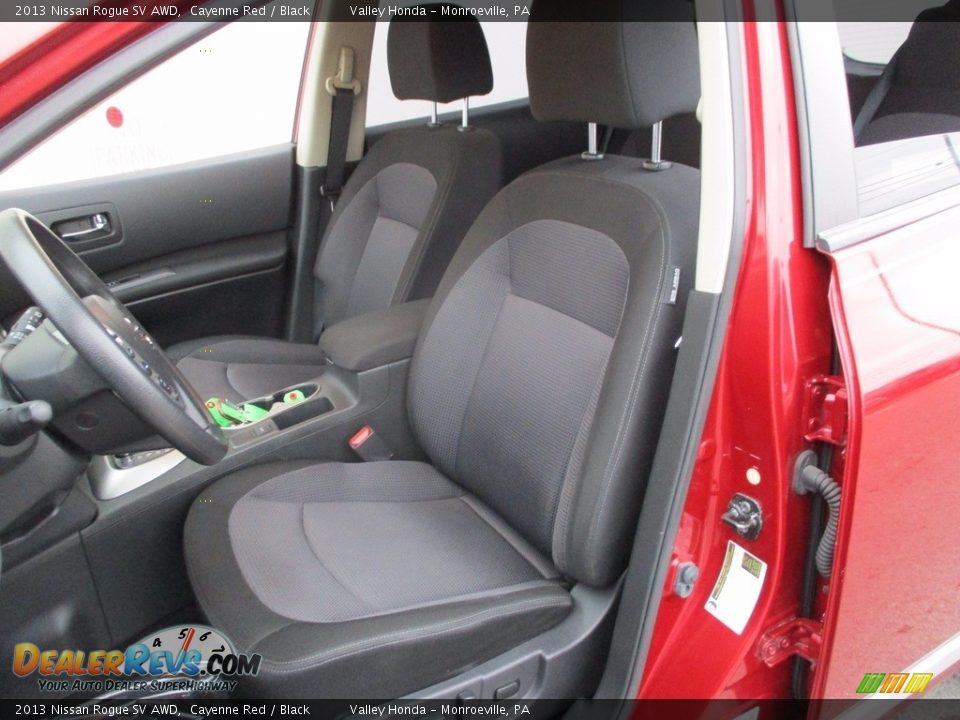 2013 Nissan Rogue SV AWD Cayenne Red / Black Photo #11