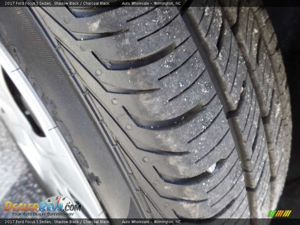 2017 Ford Focus S Sedan Shadow Black / Charcoal Black Photo #9