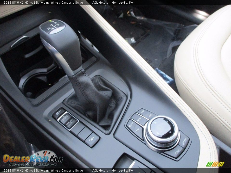 2018 BMW X1 xDrive28i Alpine White / Canberra Beige Photo #14