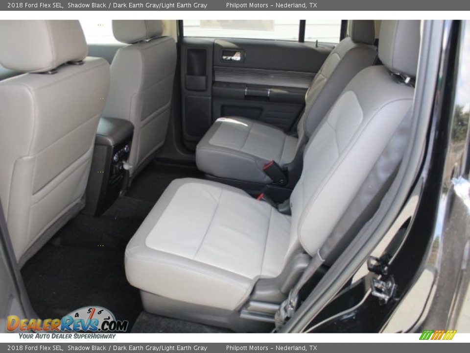Rear Seat of 2018 Ford Flex SEL Photo #22