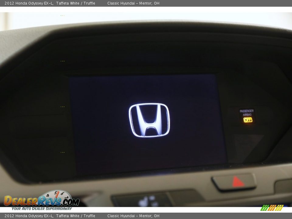 2012 Honda Odyssey EX-L Taffeta White / Truffle Photo #13