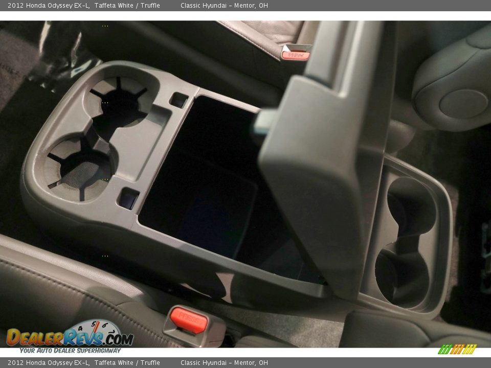 2012 Honda Odyssey EX-L Taffeta White / Truffle Photo #24