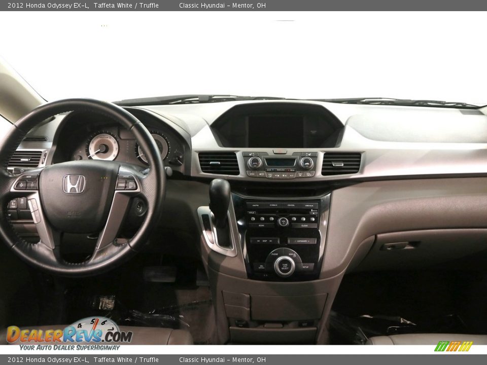 2012 Honda Odyssey EX-L Taffeta White / Truffle Photo #30