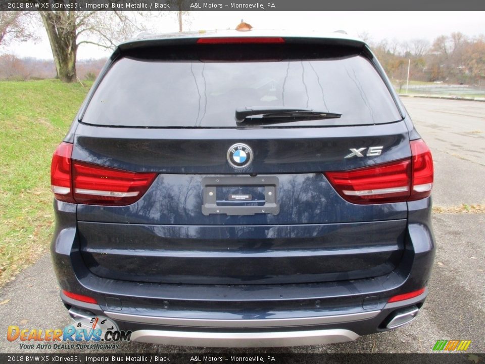 2018 BMW X5 xDrive35i Imperial Blue Metallic / Black Photo #4