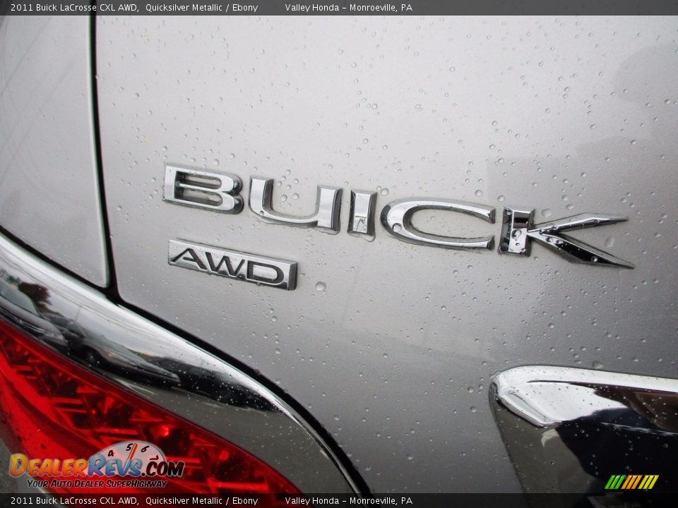 2011 Buick LaCrosse CXL AWD Quicksilver Metallic / Ebony Photo #4