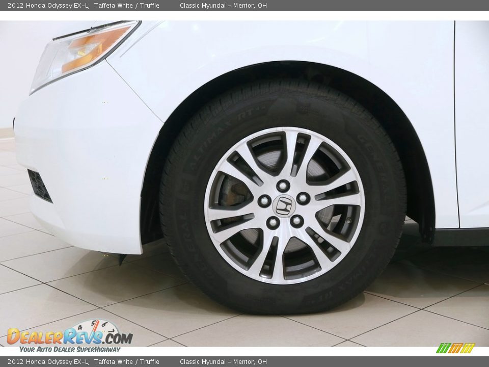 2012 Honda Odyssey EX-L Taffeta White / Truffle Photo #34