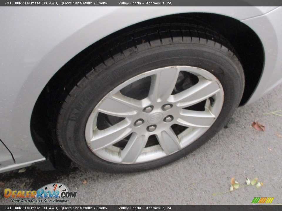 2011 Buick LaCrosse CXL AWD Quicksilver Metallic / Ebony Photo #6