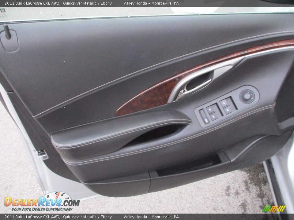 2011 Buick LaCrosse CXL AWD Quicksilver Metallic / Ebony Photo #10