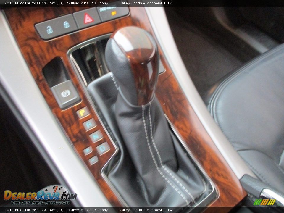 2011 Buick LaCrosse CXL AWD Quicksilver Metallic / Ebony Photo #14
