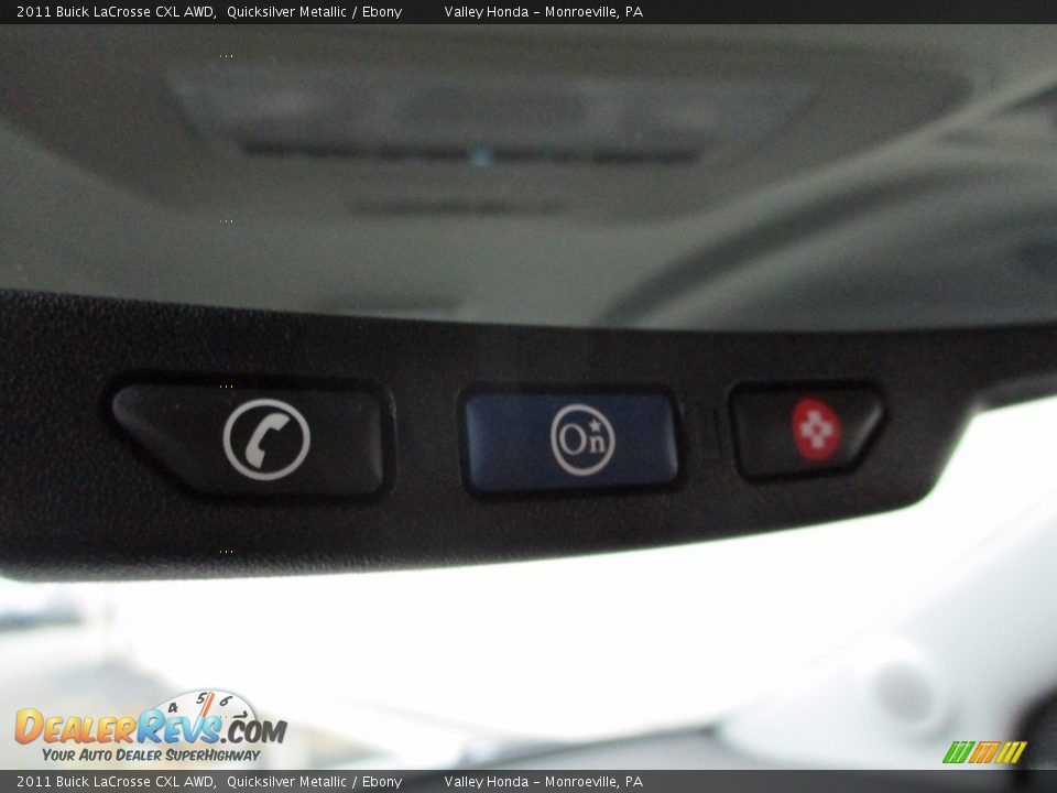 2011 Buick LaCrosse CXL AWD Quicksilver Metallic / Ebony Photo #18