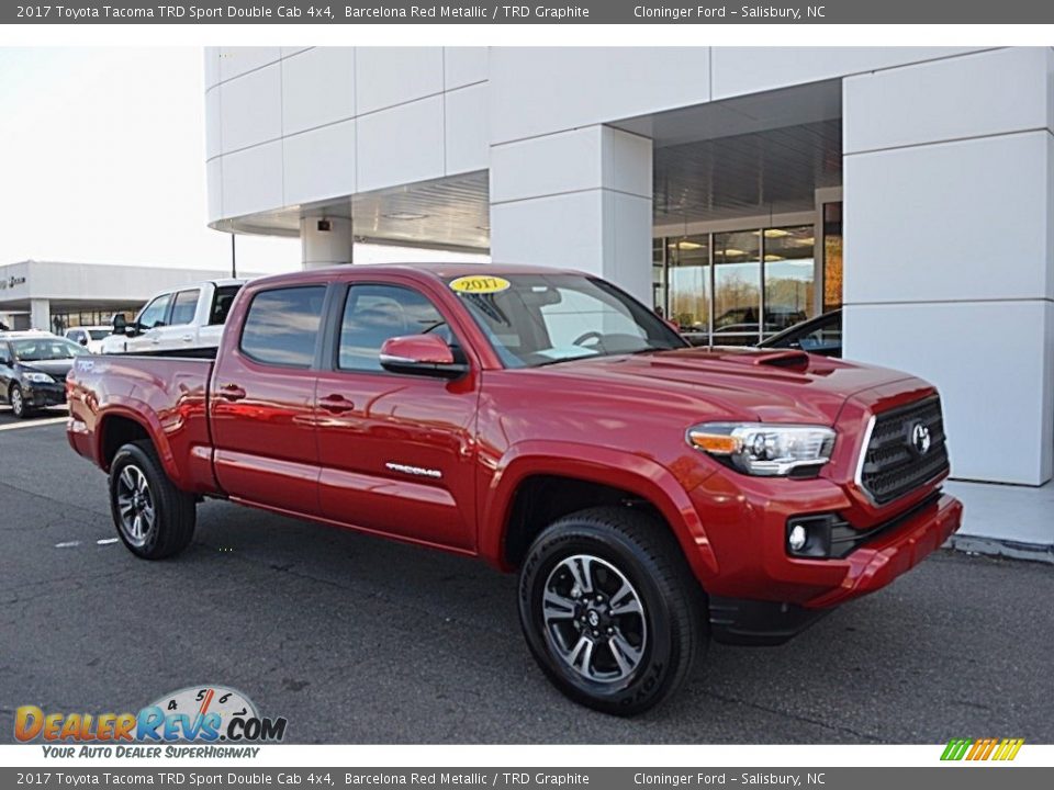 2017 Toyota Tacoma TRD Sport Double Cab 4x4 Barcelona Red Metallic / TRD Graphite Photo #1