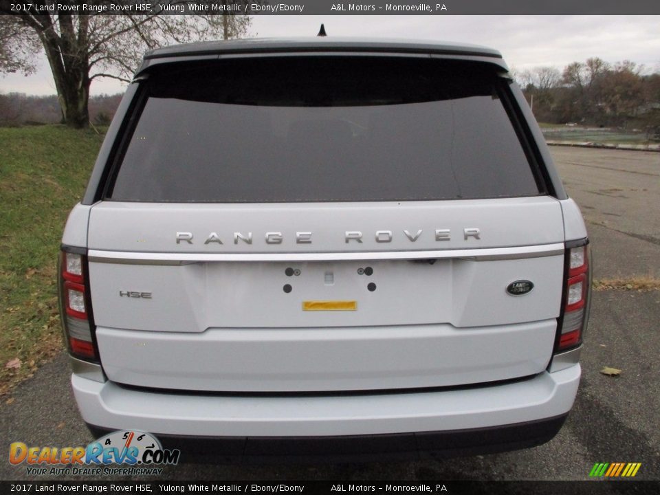 2017 Land Rover Range Rover HSE Yulong White Metallic / Ebony/Ebony Photo #4