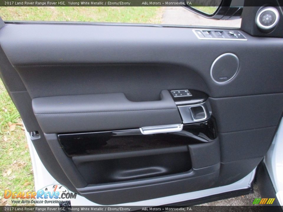 2017 Land Rover Range Rover HSE Yulong White Metallic / Ebony/Ebony Photo #9