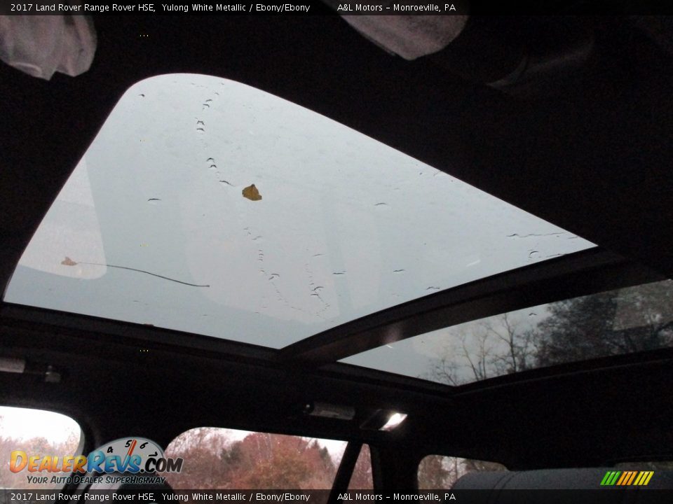 2017 Land Rover Range Rover HSE Yulong White Metallic / Ebony/Ebony Photo #10