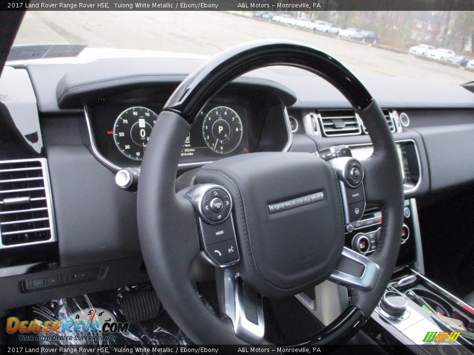 2017 Land Rover Range Rover HSE Yulong White Metallic / Ebony/Ebony Photo #14
