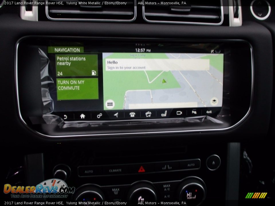 2017 Land Rover Range Rover HSE Yulong White Metallic / Ebony/Ebony Photo #16