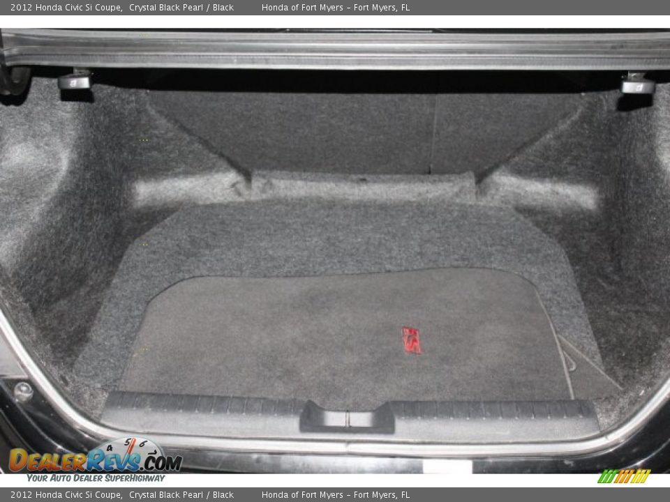 2012 Honda Civic Si Coupe Crystal Black Pearl / Black Photo #23