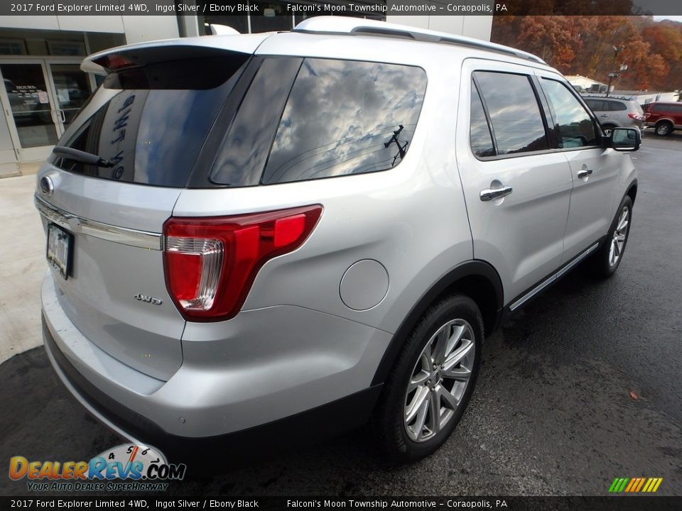 2017 Ford Explorer Limited 4WD Ingot Silver / Ebony Black Photo #2