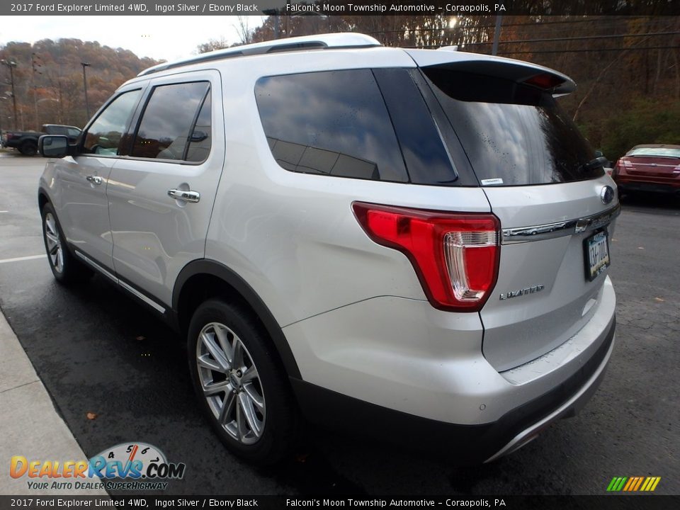 2017 Ford Explorer Limited 4WD Ingot Silver / Ebony Black Photo #5