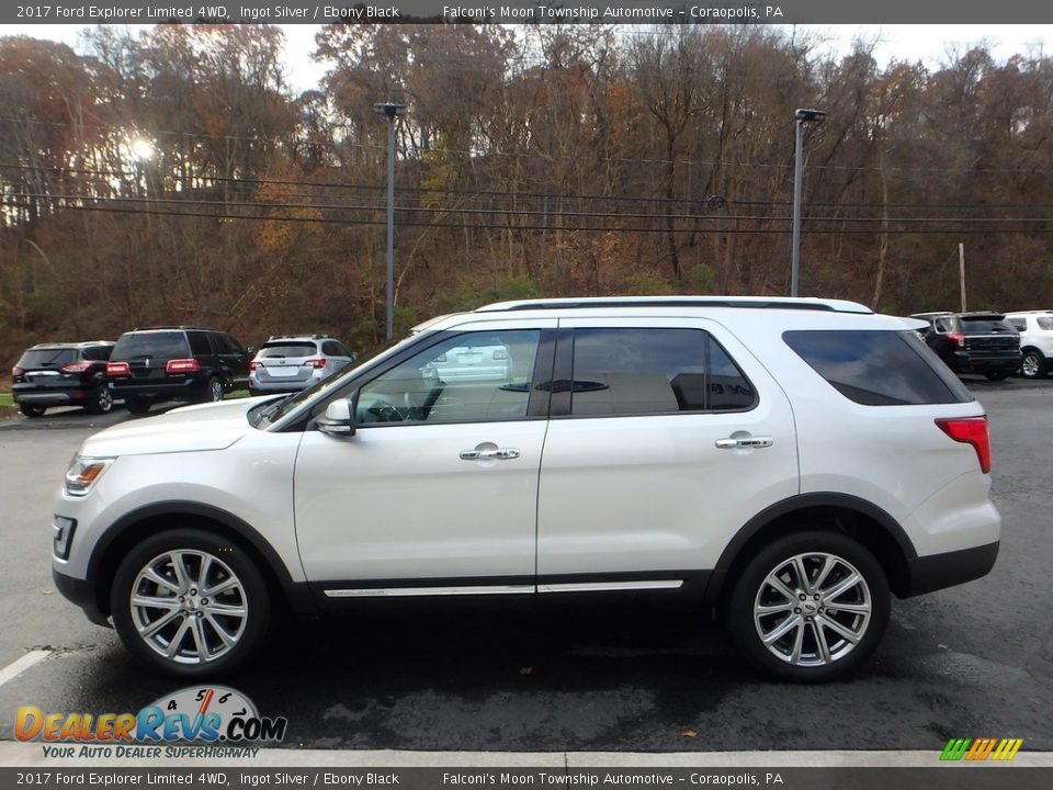 Ingot Silver 2017 Ford Explorer Limited 4WD Photo #6