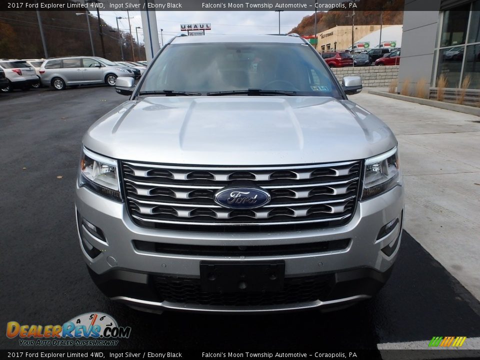 2017 Ford Explorer Limited 4WD Ingot Silver / Ebony Black Photo #8